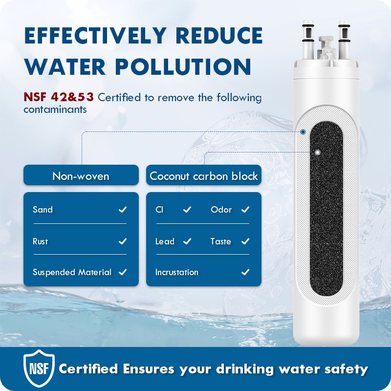 NSF 42 & 53 Certified Refrigerator Water Filter