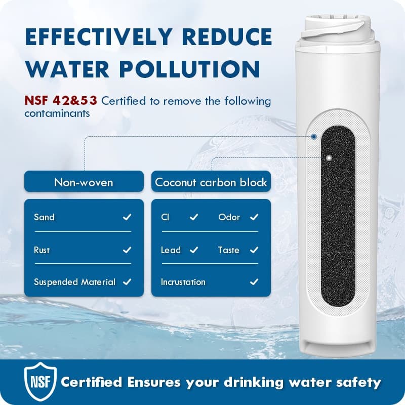 Refrigerator Water Filter with NSF Certification