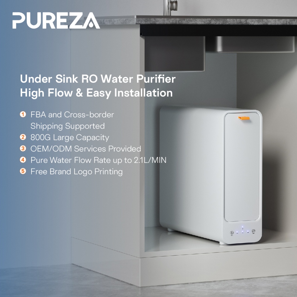 Sistema de filtración de agua por ósmosis inversa OEM/ODM bajo fregadero para uso doméstico y comercial