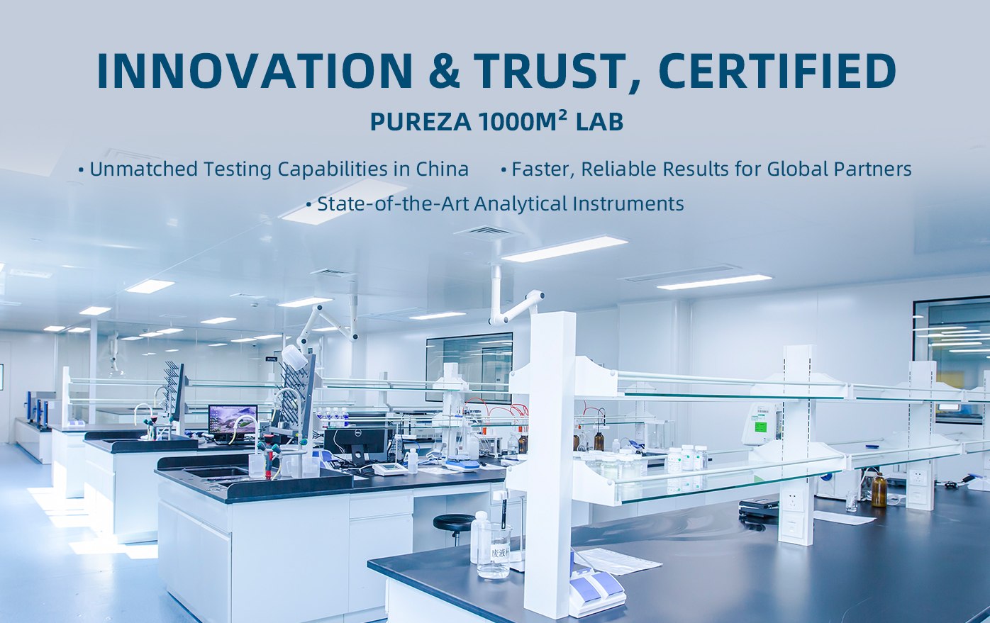 Innovation,Trust,Certified,Pureza 1000 square meters Lab