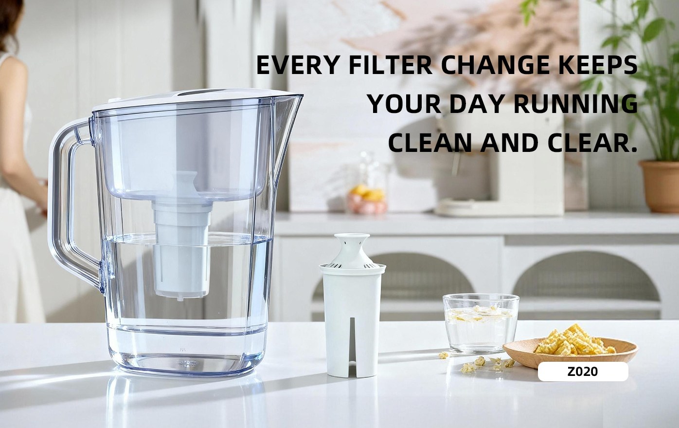 Replacement Pitcher Water Filter Cartridge_PUREZA-1