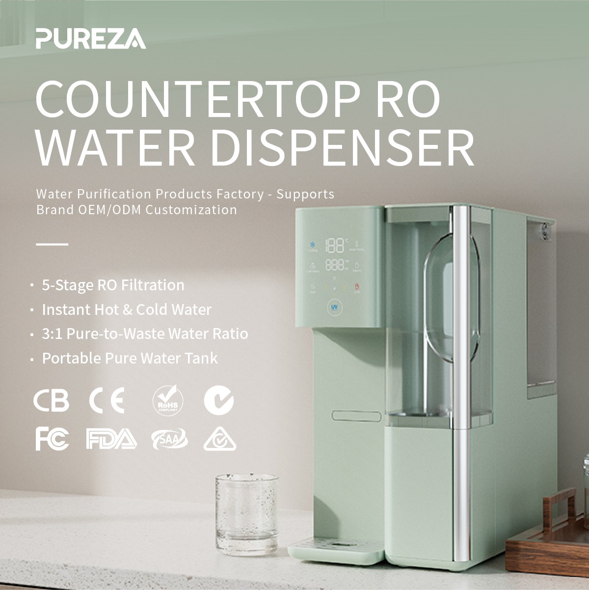 Countertop RO Water Dispenser