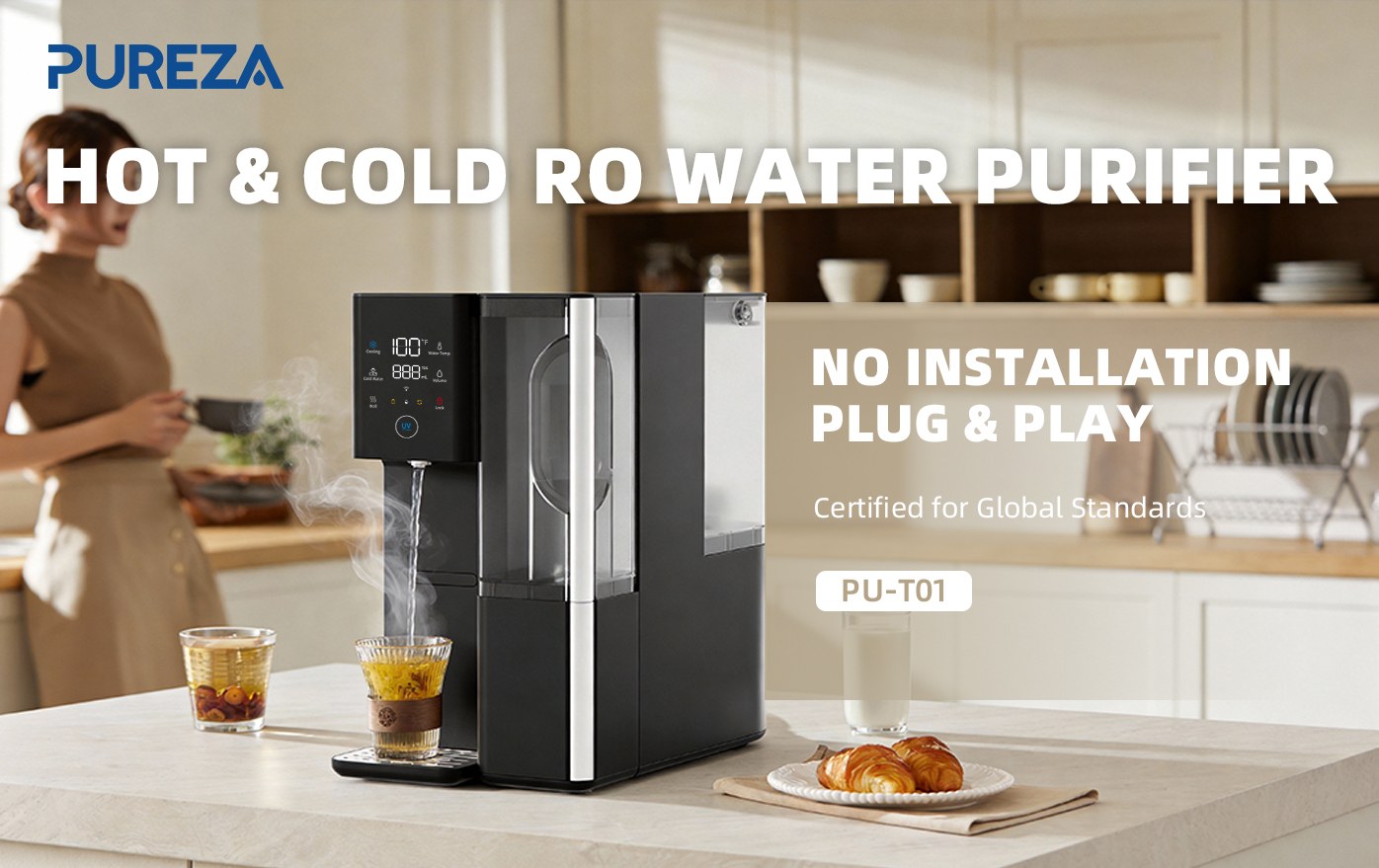 Countertop Hot&Cold RO Water Dispenser