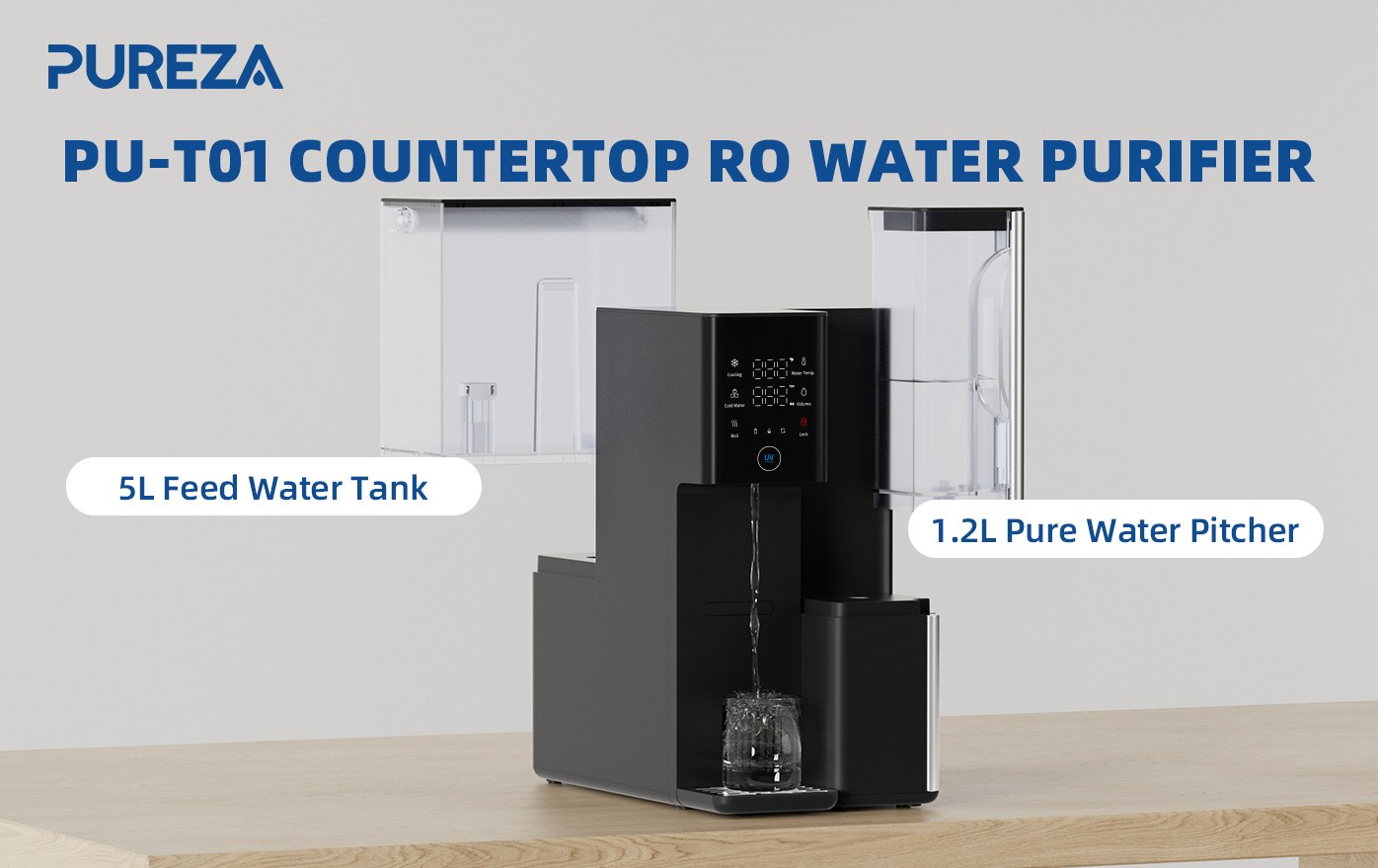 Countertop Hot&Cold RO Water Dispenser