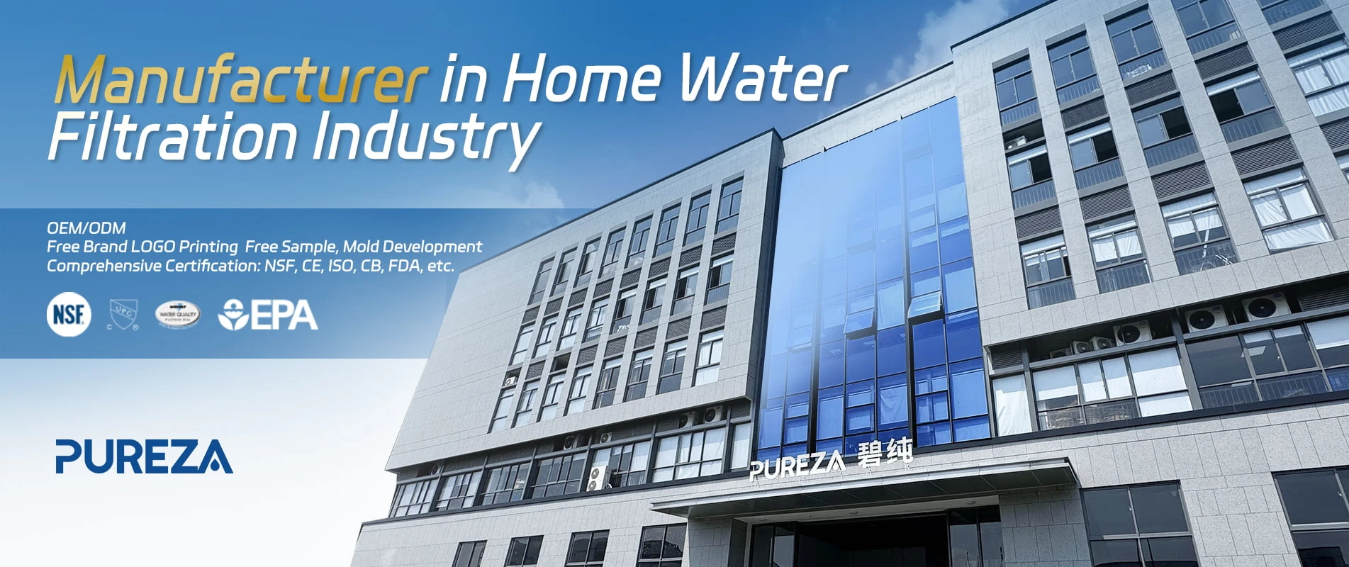 Fabricante de filtro de agua OEM