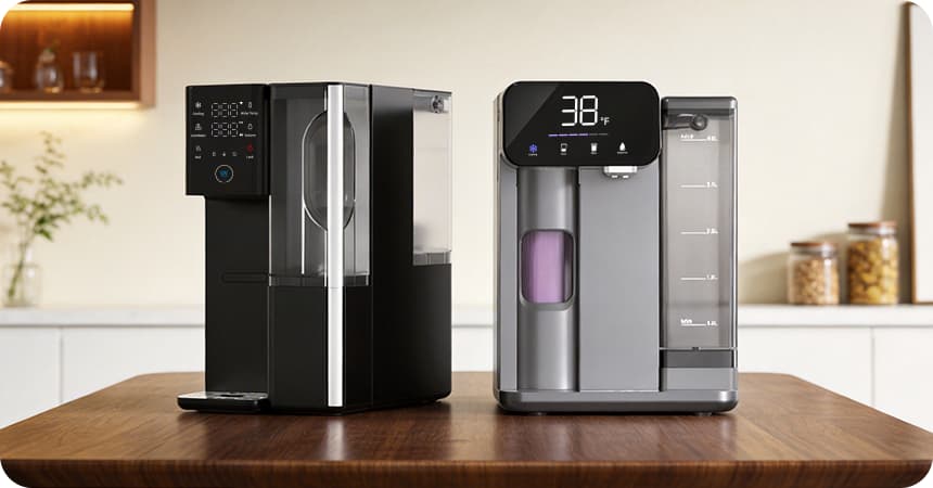 Sistemas de filtrado de agua de encimera