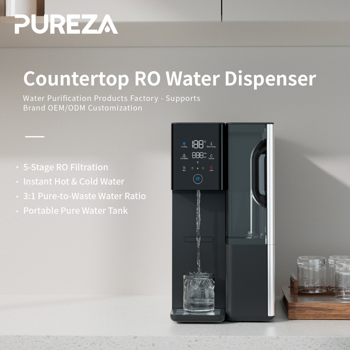 Countertop RO Water Dispenser