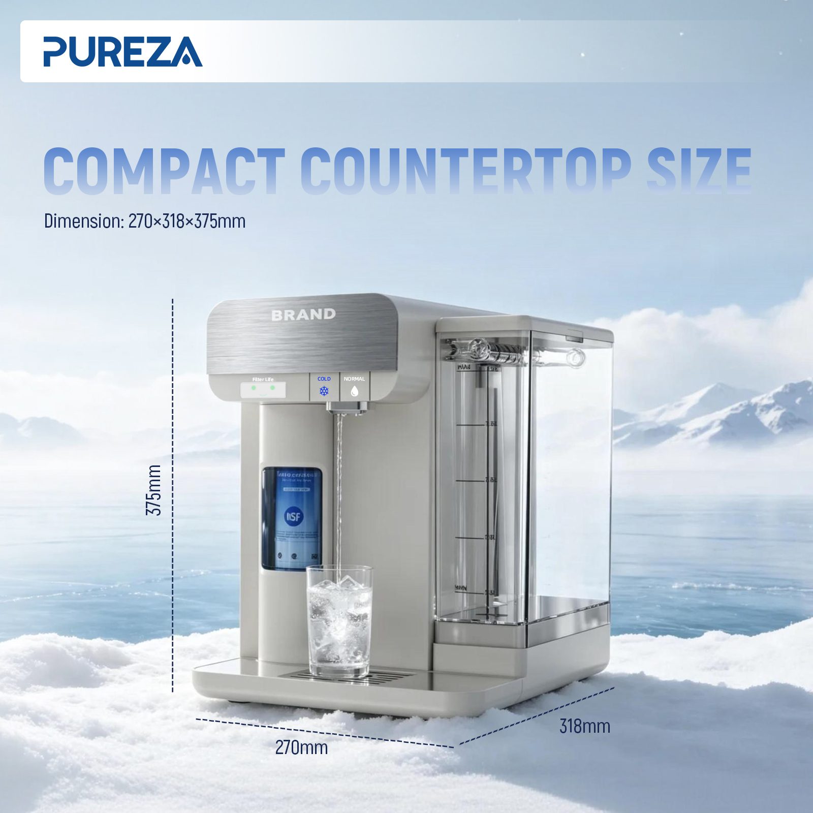 Smart Filter Life Indicator Dispenser