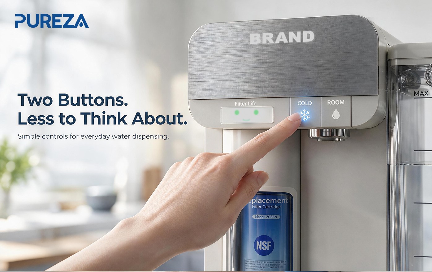 PU-T03 Countertop Cold Water Dispenser